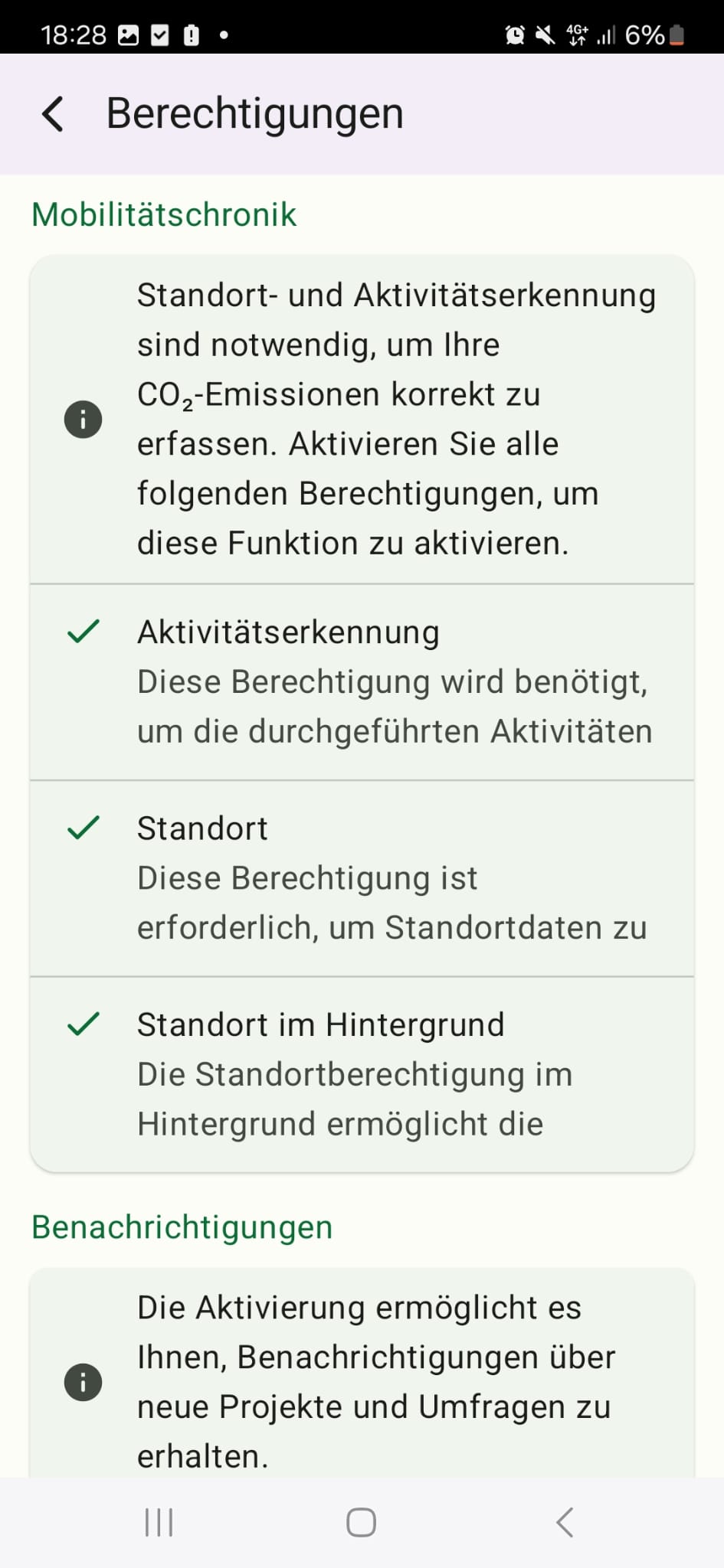 Android-Berechtigungen